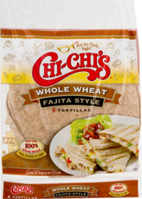 Chi-Chis Tortillas Fajita Style Whole Wheat Bag 8 Count - 16 Oz - Image 2