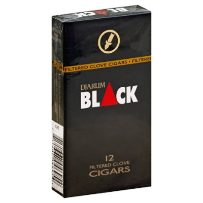 Djarum Cigars Filtered Clove Black - 12 Count - Albertsons