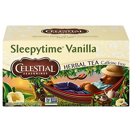 Celestial Seasonings Sleepytime Herbal Tea Bags Caffeine Free Vanilla 20 Count - 1 Oz - Image 3
