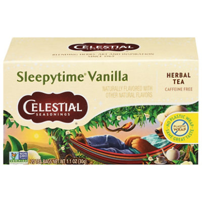 Celestial Seasonings Sleepytime Herbal Tea Bags Caffeine Free Vanilla 20 Count - 1 Oz - Image 3