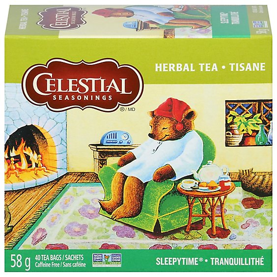 Celestial Seasonings Sleepytime Herbal Tea Caffeine Free - 40 Count