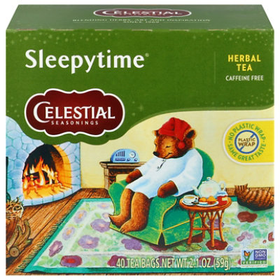 Celestial Seasonings Sleepytime Herbal Tea Caffeine Free - 40 Count