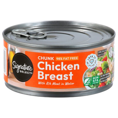 Signature SELECT Chicken Breast Chunk with Rib Meat in Water - 9.75 Oz
