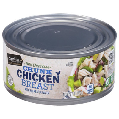 Signature SELECT Chicken Breast Chunk with Rib Meat in Water - 9.75 Oz - Image 4