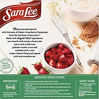 Sara Lee Cheesecake Original Cream Smooth & Creamy Strawberry - 19 Oz - Image 6