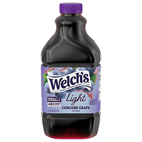 Welchs Light Juice Beverage Concord Grape - 64 Fl. Oz.