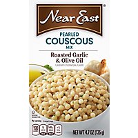 Near East Couscous Pearled Mix Roasted Garlic & Olive Oil Box - 4.7 Oz - Image 2