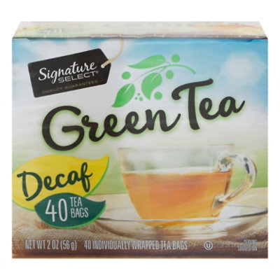 Signature SELECT Decaf Green Tea - 40 Count - Image 4