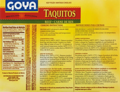 Goya Beef Taquitos - 21 Oz - Image 6