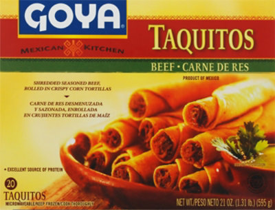 Goya Beef Taquitos - 21 Oz - Image 2