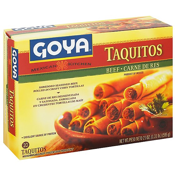 Goya Beef Taquitos - 21 Oz