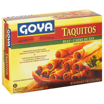 Goya Beef Taquitos - 21 Oz - Image 1