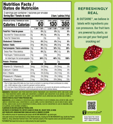 Outshine Fruit Ice Bars Pomegranate - 6-2.68 Fl. Oz. - Image 5