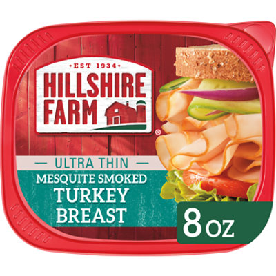 Hillshire Farm Ultra Thin Sliced Lunchmeat Mesquite Smoked Turkey Breast - 9 Oz - Image 1