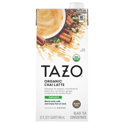 TAZO Tea Concentrate Black Tea Organic Chai Latte - 32 Fl. Oz. - Image 3