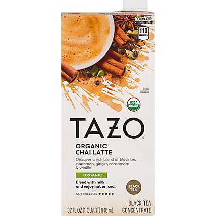 TAZO Tea Concentrate Black Tea Organic Chai Latte - 32 Fl. Oz. - Image 2