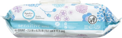 Signature Select/Care Wipes Sensitive - 64 Count - Image 5