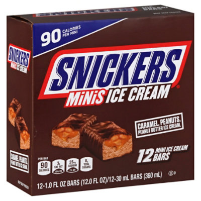 Snickers® Mini Ice Cream Bars, 12 ct - Kroger