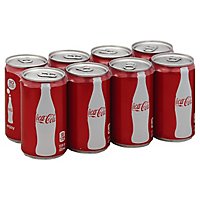 Coca-Cola Soda Cans - 8-7.5 Fl. Oz. - Image 1