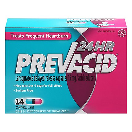 Prevacid Acid Reducer Capsules 24 Hour Lansoprazole Delayed-Release 15 mg - 14 Count - Image 3