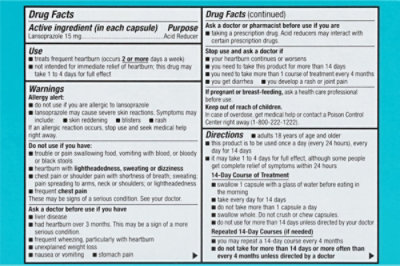 Prevacid Acid Reducer Capsules 24 Hour Lansoprazole Delayed-Release 15 mg - 14 Count - Image 4