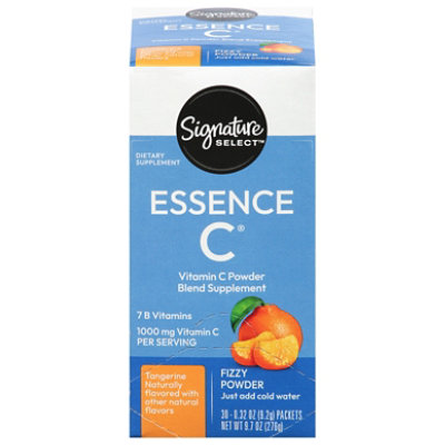 Signature Select/Care Essence C 7 B Vitamins C Vitamin C 1000 mg Tangerine Fizzy Powder - 30 Count - Image 2