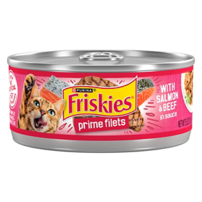 Friskies Salmon & Beef Wet Cat Food - 5.5 Oz - Image 1