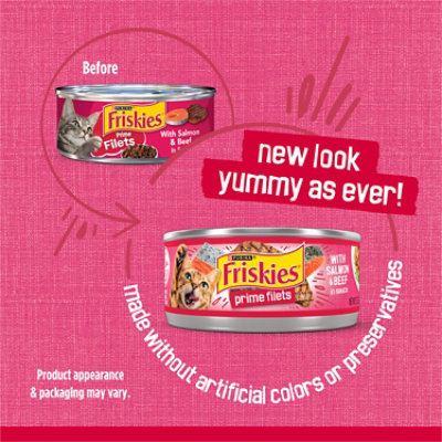 Friskies Salmon & Beef Wet Cat Food - 5.5 Oz - Image 4