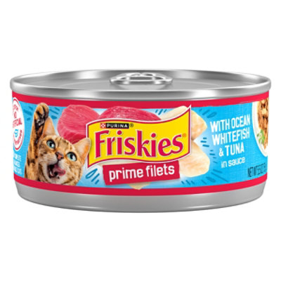 Friskies Ocean Whitefish & Tuna Wet Cat Food - 5.5 Oz - Image 1