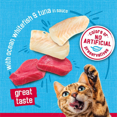 Friskies Ocean Whitefish & Tuna Wet Cat Food - 5.5 Oz - Image 2