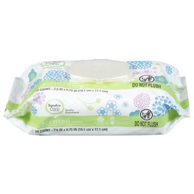 Signature Select/Care Wipes Scented - 72 Count - Image 3