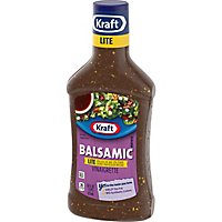 Kraft Balsamic Vinaigrette Lite Salad Dressing Bottle - 16 Fl. Oz. - Image 4