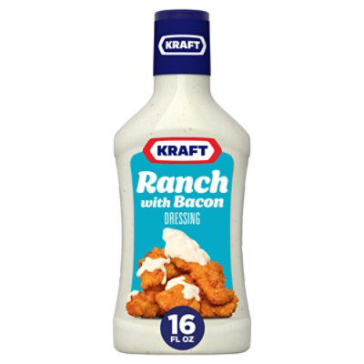 Kraft Ranch Salad Dressing with Bacon Bottle - 16 Fl. Oz. - Image 1