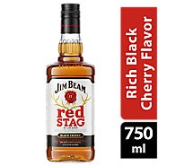 Jim Beam Red Stag Whiskey Kentucky Straight Bourbon Black Cherry 70 Proof - 750 Ml