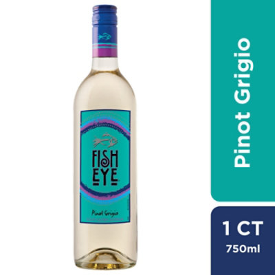 Fisheye Pinot Grigio White Wine - 750 Ml