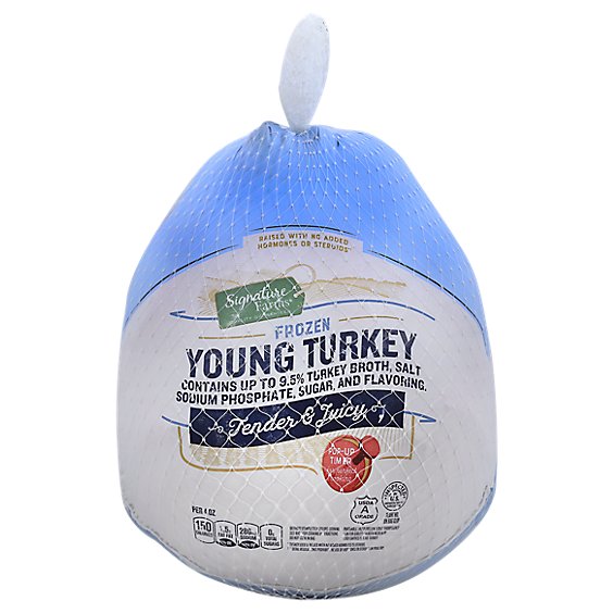 Signature Farms Whole Turkey Hen Frozen - Weight Between 09-16 Lb