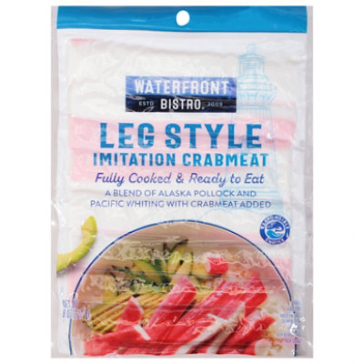 waterfront BISTRO Crabmeat Imitation Leg Style Fully Cooked - 8 Oz - Image 3