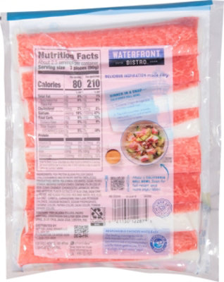 waterfront BISTRO Crabmeat Imitation Leg Style Fully Cooked - 8 Oz - Image 6