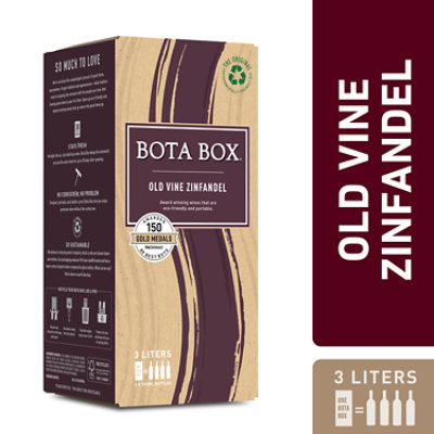 Bota Box Old Vine Zinfandel Red Wine - 3 Liter - Image 1