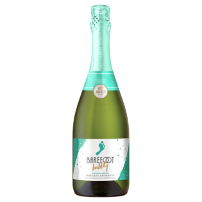 Barefoot Bubbly Moscato Spumante Champagne Sparkling Wine - 750 Ml