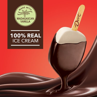 DOVE Vanilla Ice Cream Bars Coated With Dark Chocolate Dessert - 3-8.67 Oz - Image 4