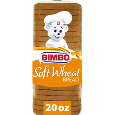 Bimbo Soft Wheat Bread - 20 Oz