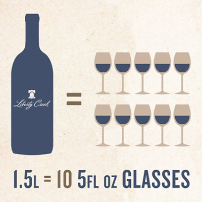 Liberty Creek Vineyards Merlot Red Wine - 1.5 Liter - Image 5
