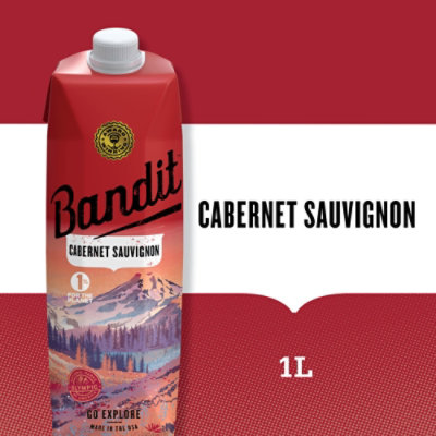 Bandit Cabernet Sauvignon Red Wine Box - 1 Liter - Image 1