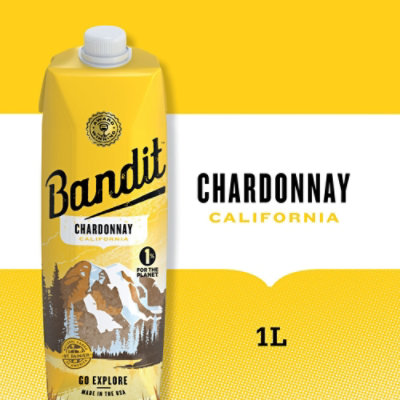 Bandit Chardonnay White Wine Box - 1 Liter - Image 1