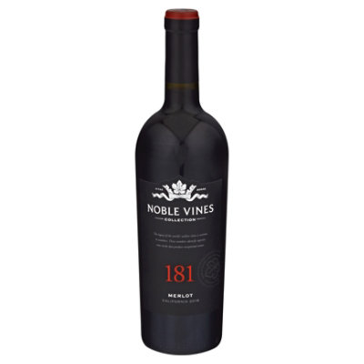 Noble Vines 181 Merlot Lodi California Red Wine - 750 Ml - Image 4