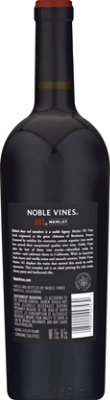 Noble Vines 181 Merlot Lodi California Red Wine - 750 Ml - Image 6