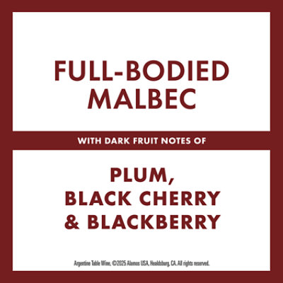 Alamos Seleccion Argentinian Malbec Red Wine - 750 Ml - Image 3