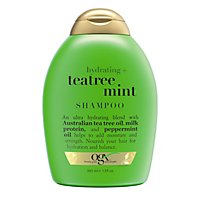 OGX Hydrating Plus Tea Tree Mint Invigorating Scalp Shampoo - 13 Fl. Oz. - Image 2
