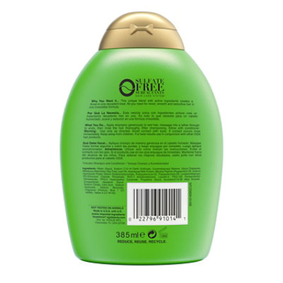 OGX Hydrating + Teatree Mint Shampoo - 13 Fl. Oz. - Image 5